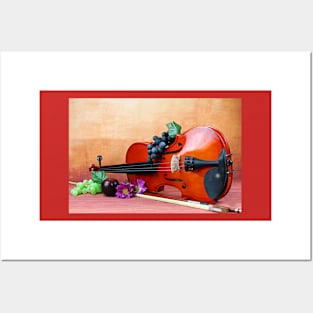 A still life of a Violin Posters and Art